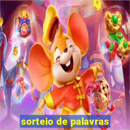 sorteio de palavras